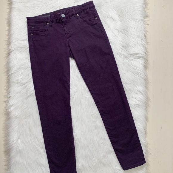 SOLD-Kut From The Kloth Plum Diana Skinny Jeans - Picture 4 of 8